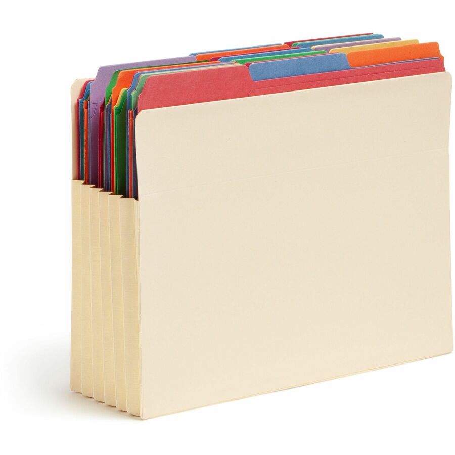 Smead TUFF Straight Tab Cut Letter Recycled File Pocket - Alternate-Image1