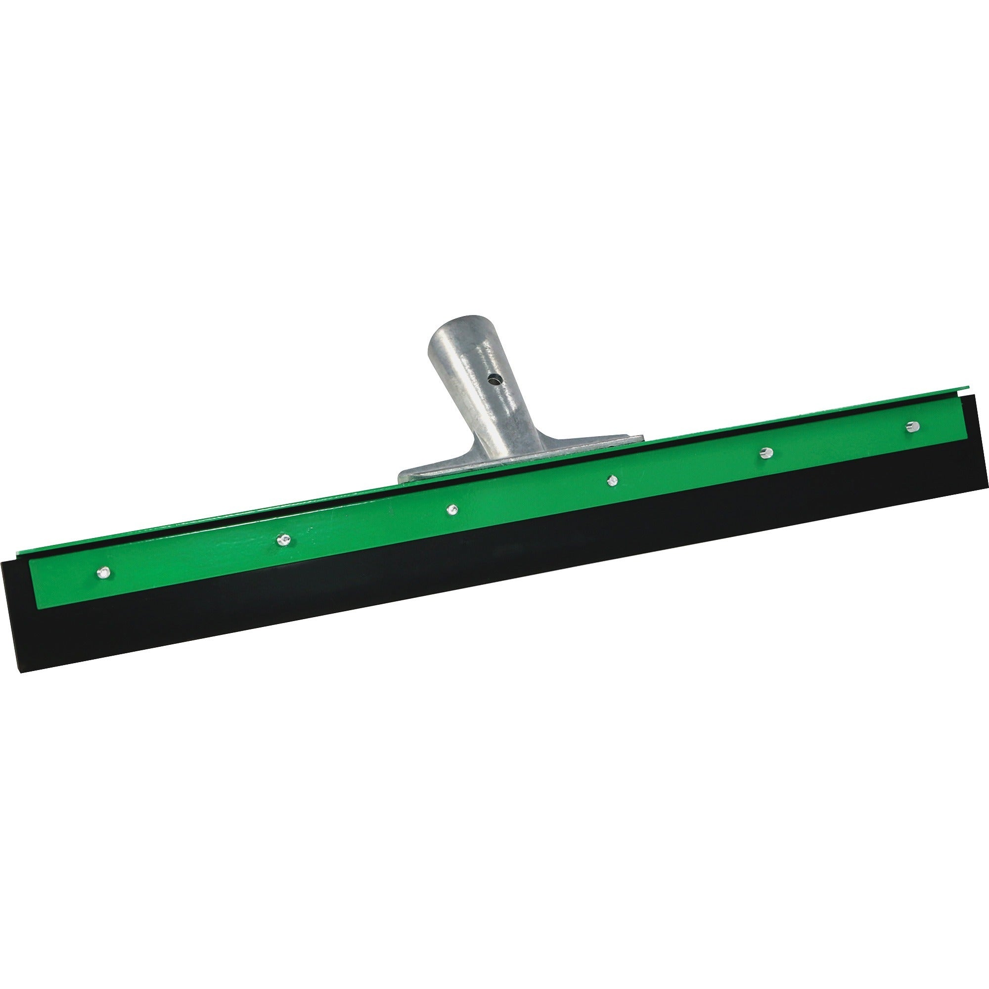 Unger AquaDozer Heavy Duty Straight Floor Squeegee - Zinc Alloy Handle30" Length - Heavy Duty, Long Lasting - Green - 1Each
