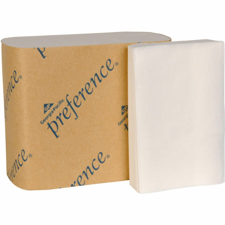 Preference Interfold Toilet Paper - 2 Ply - Interfolded - 4" Width x 5" Length - White - 400/Pack - 60 / Carton