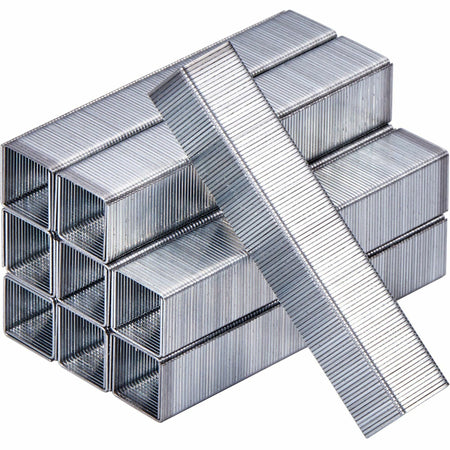 Bostitch 1/2" Heavy Duty Staples 5000 - Heavy Duty - 1/2" Leg - 1/2" Crown - Holds 85 Sheet(s) - Heavy Duty, Chisel Point - Silver - High Carbon Steel - 5000/Box - 1 Each