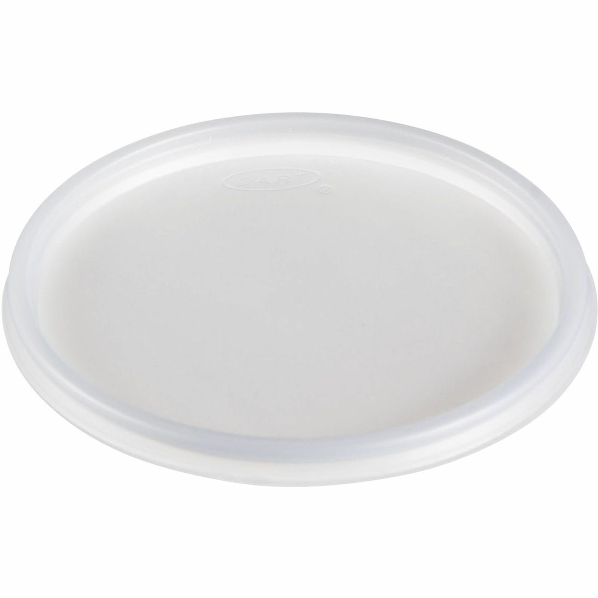 Dart 20 oz Plastic Lid for Breakroom Cups - Translucent - 100/Pack