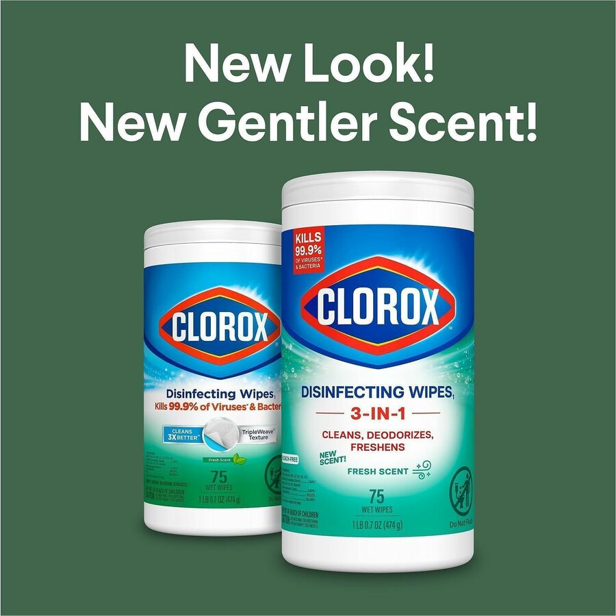 Clorox Disinfecting Wipes, Bleach-Free Cleaning Wipes - Alternate-Image6