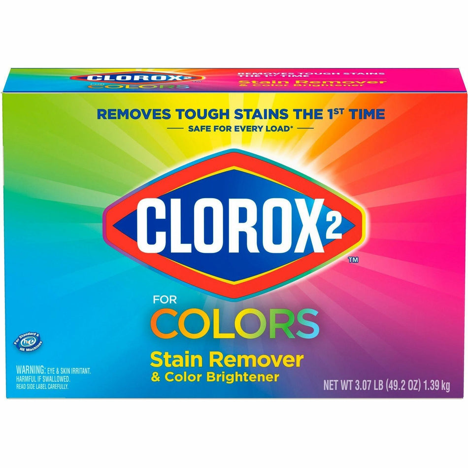 Clorox for Colors Stain Remover and Color Brightener Powder - 49.20 oz (3.07 lb) - Multi - 1 Each