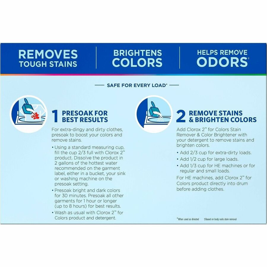 Clorox for Colors Stain Remover and Color Brightener Powder - Alternate-Image3