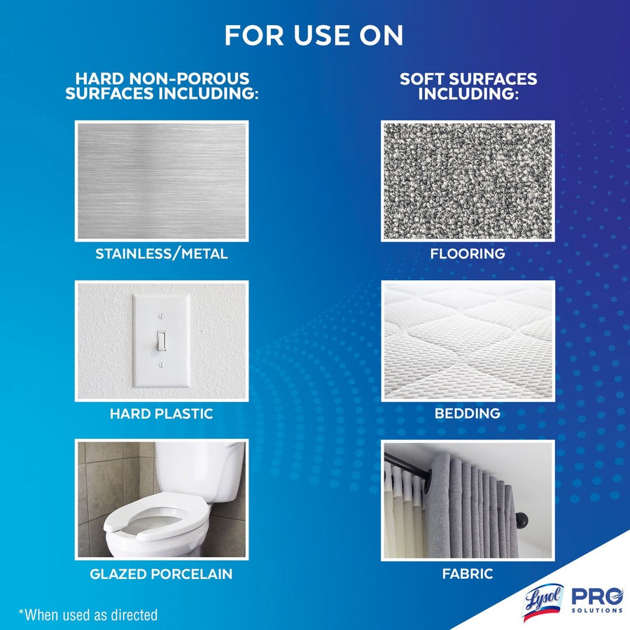 Lysol Crisp Linen Disinfectant Spray - For Nonporous Surface, Kitchen, Bathroom, Hard Surface - 12.50 oz (0.78 lb) - Crisp Linen Scent - Recommended For: Spot Remover - Disinfectant, Anti-bacterial, CFC-free - Clear - 1 Each