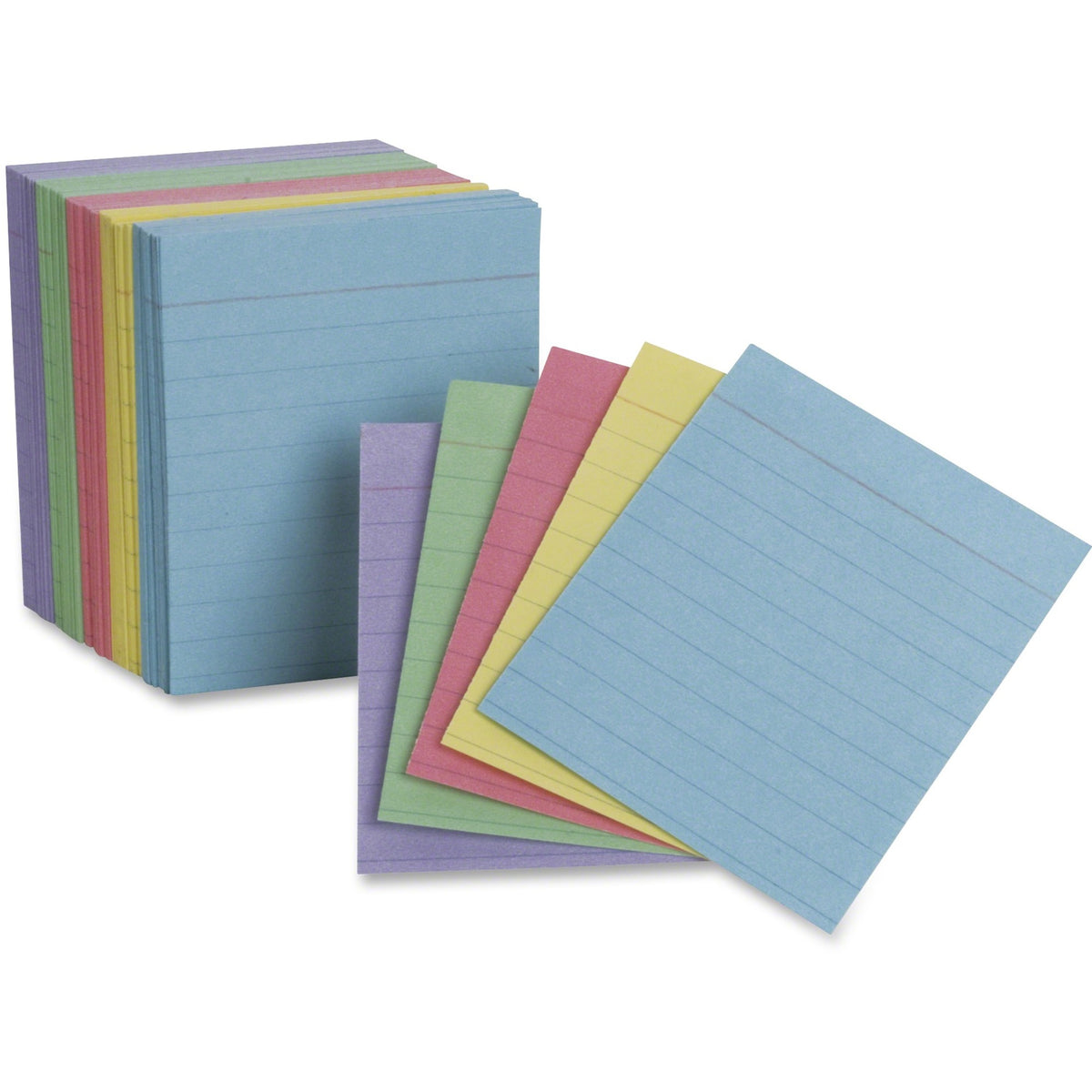 TOPS Oxford Color Mini Index Cards - 200 x Divider(s) - 2.5" Divider Width x 3" Divider Length - White Divider - 10% Recycled - 200 / Pack