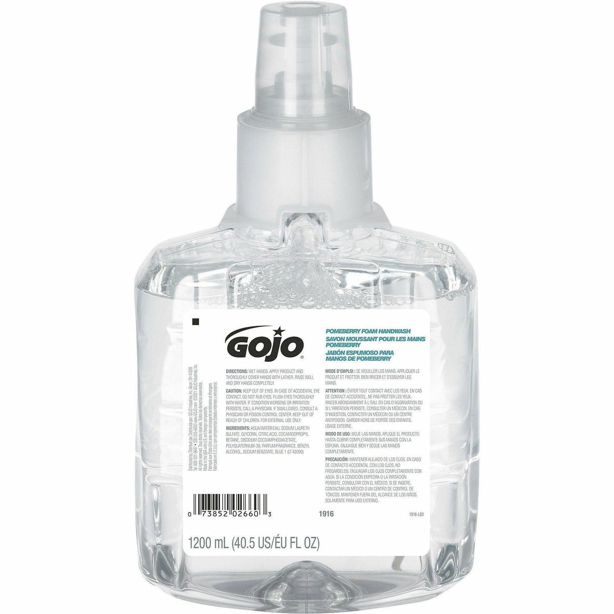 Gojo&reg; LTX-12 Pomeberry Foam Handwash Refill - 2000