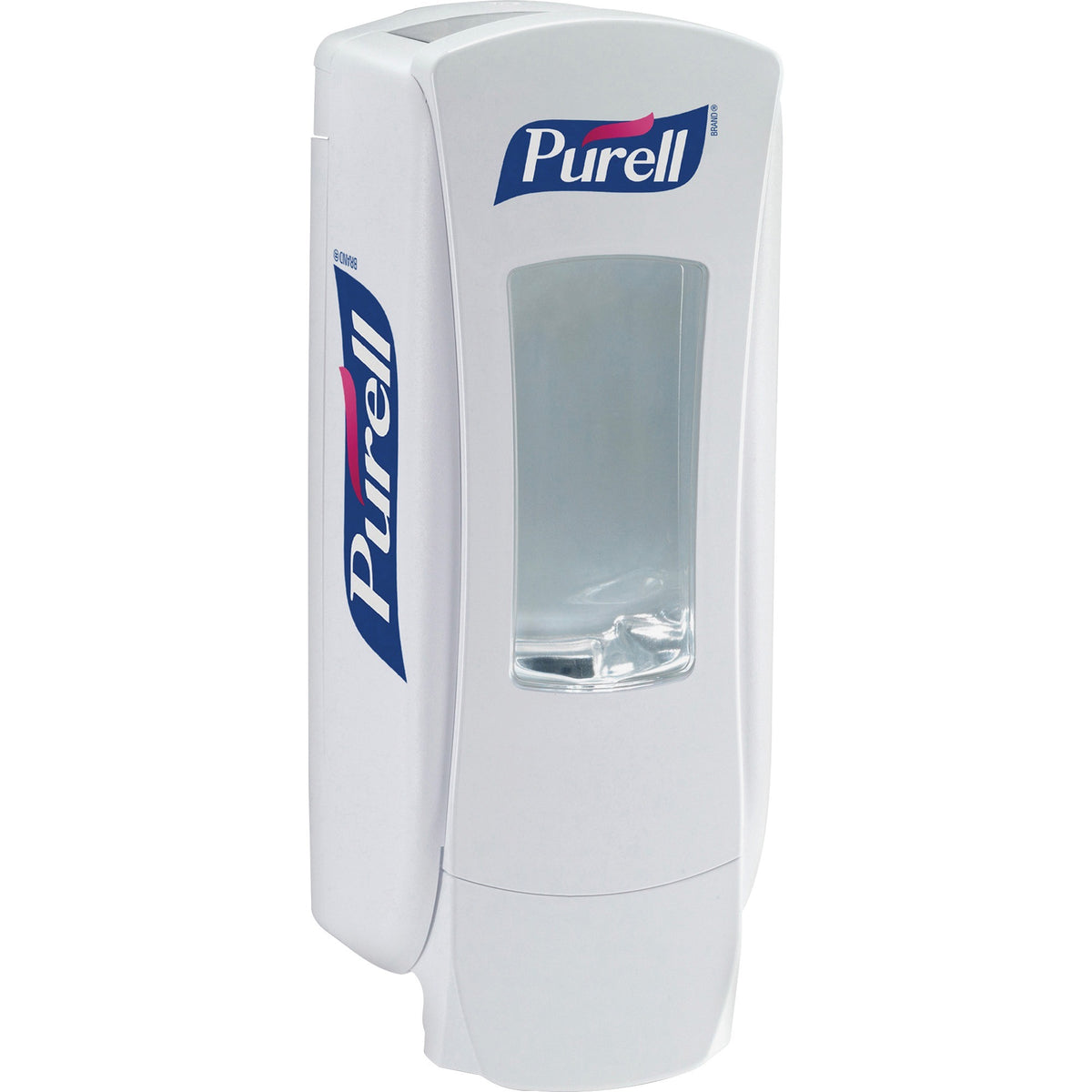 PURELL® ADX-12 Dispenser - Manual - 1.27 quart Capacity - Refillable, Site Window, Lockable Cover - White - 1 Each