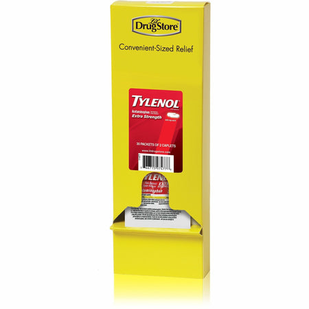Tylenol Extra-Strength Capsules - For Fever, Headache, Pain, Upset Stomach, Toothache, Arthritis, Muscular Pain, Premenstrual Cramp, Menstrual Cramp, Backache, Common Cold - 30 / Box