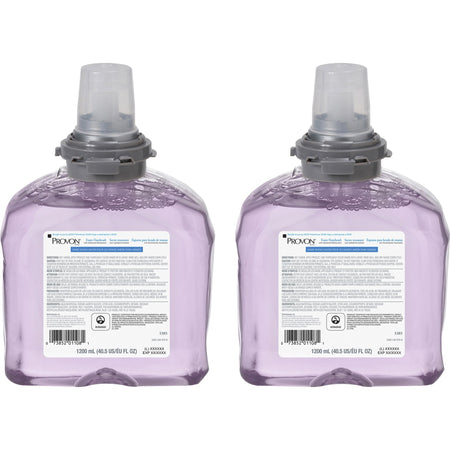 Provon TFX Refill Moisturizer Foam Handwash - Cranberry Scent - 1.27 quart - Pump Bottle Dispenser - Kill Germs - Skin - Moisturizing - Purple - Rich Lather, Bio-based - 2 / Carton