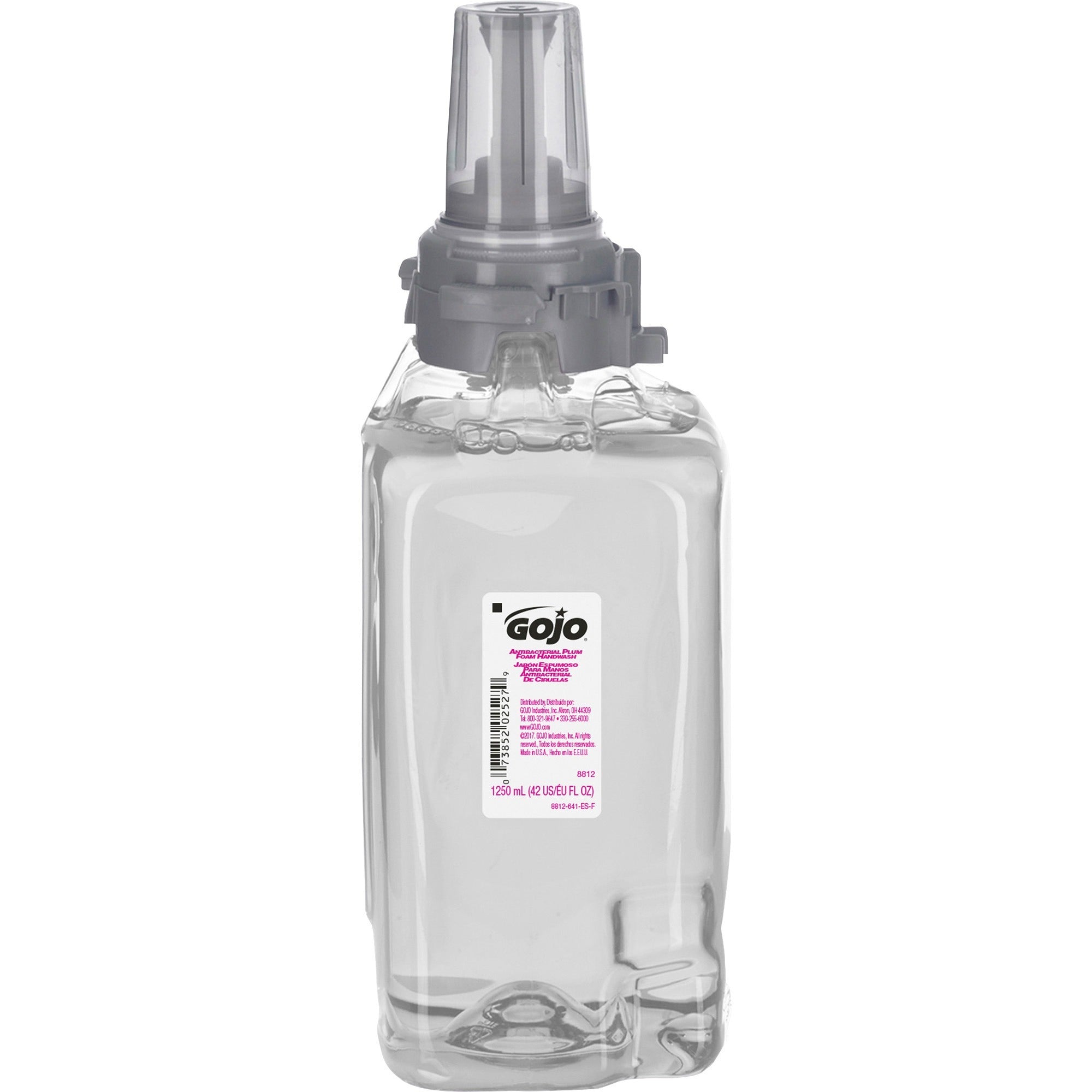 Gojo® Antibacterial Handwash Refill - Plum Scent - 1.32 Quart - Bacteria Remover & Moisturizing - Skin Care Dispensers