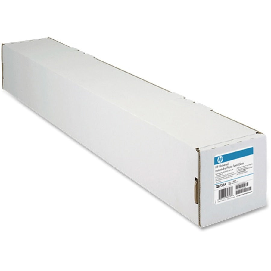 HP Universal Instant-dry Semi-gloss Photo Paper - 107 Brightness - 42" x 100 ft - Satin - White - 1 Roll