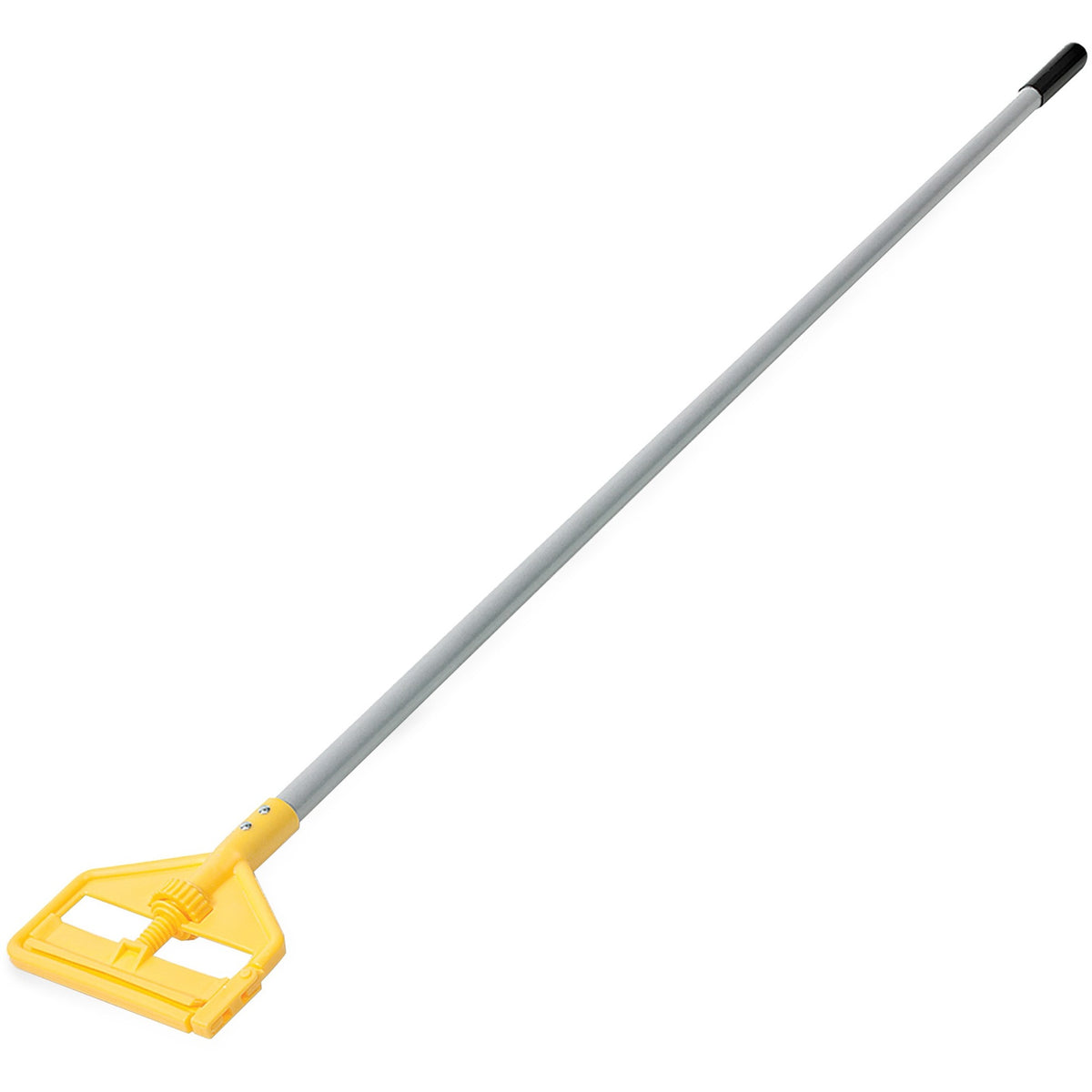 Rubbermaid Commercial Invader Wet Mop 60" Aluminum Handle - 60" Length - Yellow, Gray - Aluminum, Plastic - 1 Each