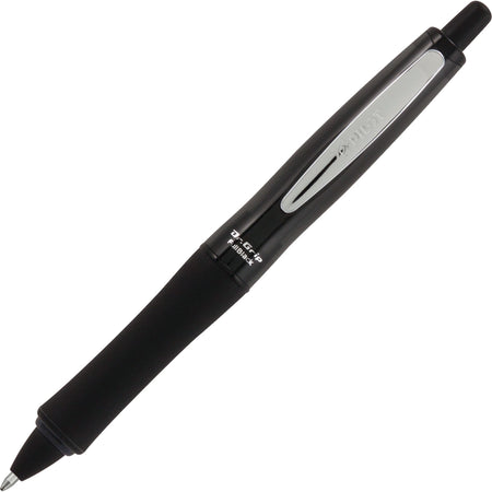 Pilot Dr. Grip Center of Gravity Retractable Ballpoint Pens - 1 mm Medium Rectangle Pen Point - Refillable - Retractable - Black Ink - Black Barrel - 1 Each