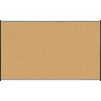 Lorell Satin-Finish Bulletin Board: 72x48 Natural Cork - Self-healing Durable - Boards