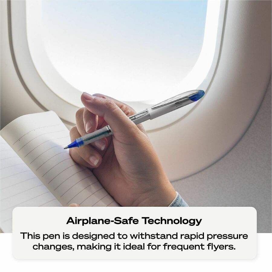 uniball&#8482; Vision Elite Rollerball Pen - 0.8 mm Bold Pen Point - Refillable - Blue, Red, Green, Violet Ink - Pigment-based - 4 / Pack