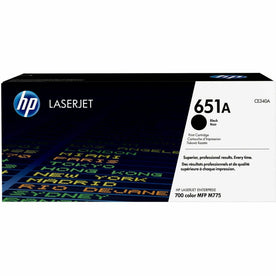 HP 651A (CE340A) Original Laser Toner Cartridge - Single Pack - Black - 1 Each - 2000