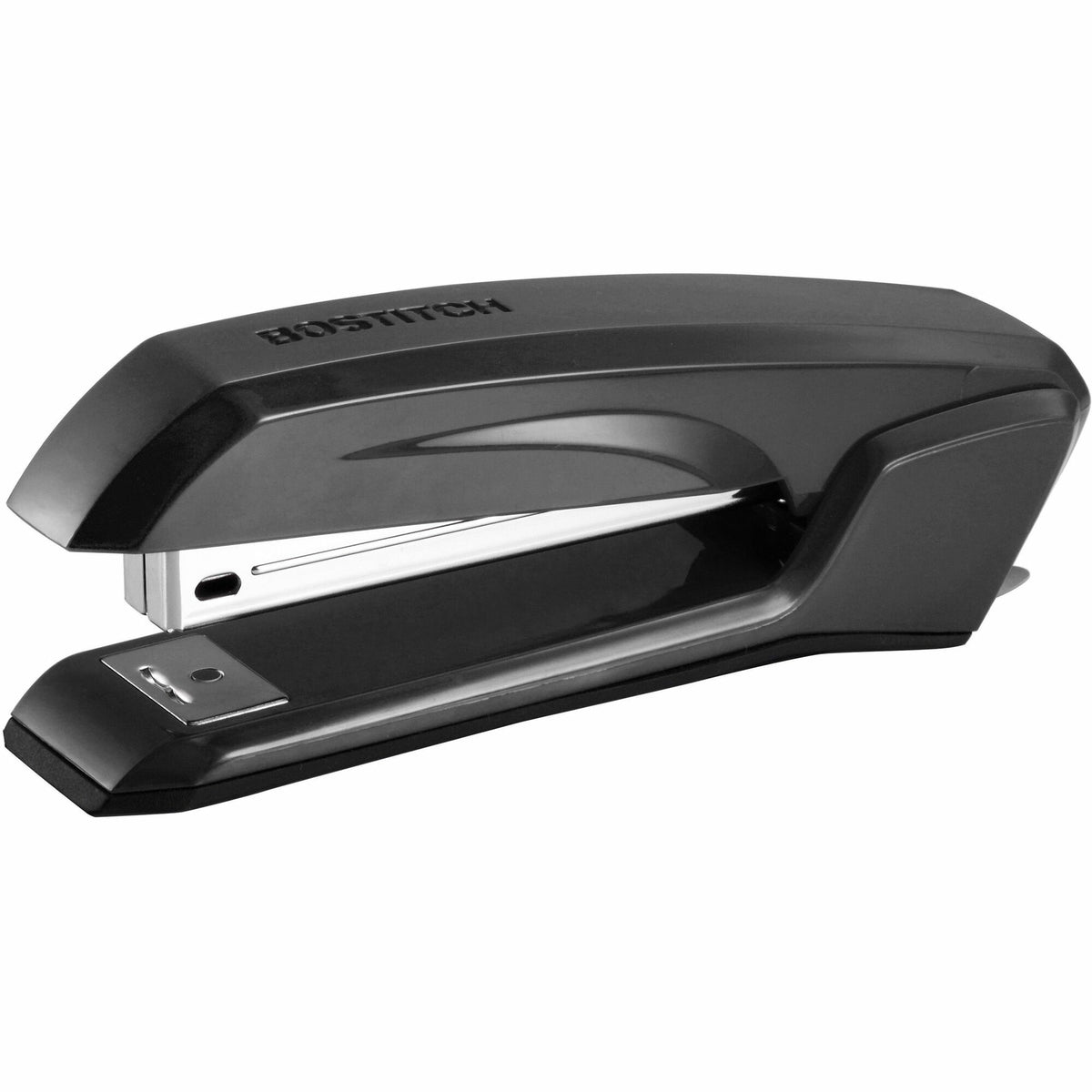 Bostitch Ascend Stapler - Staples Upto 20 Sheet - Holds Upto 210 Staple - Full Strip - Staple Size: 0.25" - 3.62" Throat Depth - Top Loading - Black - 1 Each