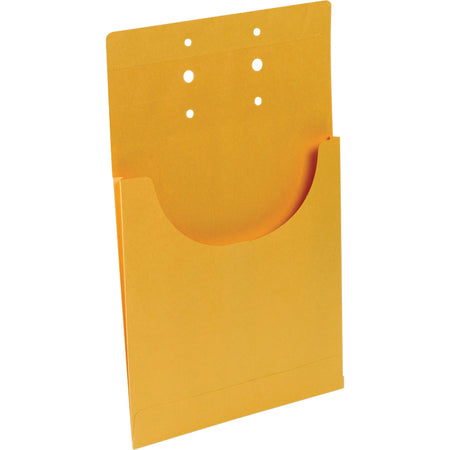 Business Source Letter Classification Folder - 8 1/2" x 11" - 3/4" Expansion - Internal Pocket(s) - Kraft - Durable, Reinforced - 100 / Box