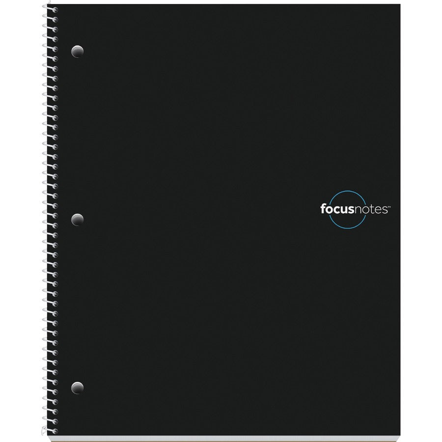 Oxford Idea Collective FocusNotes Wirebound Notebook - Quarto - 100 Sheets - Wire Bound - 20 lb Basis Weight - Quarto - 9" x 11" Sheet Size - White Paper - Acid-free, Perforated - 1 Each