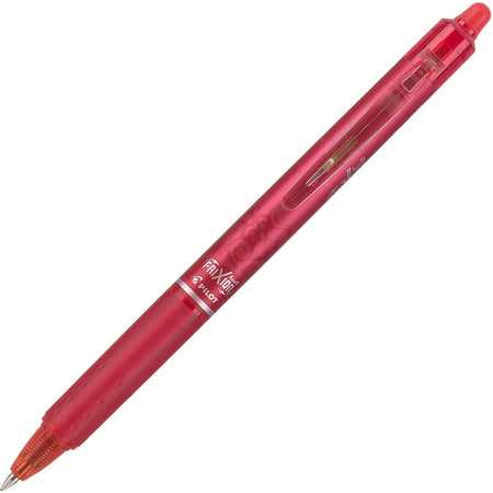 Pilot FriXion .7mm Clicker Erasable Gel Pens - 0.7 mm Pen Point - Retractable - Red Ink - Gel-based - 1 Dozen
