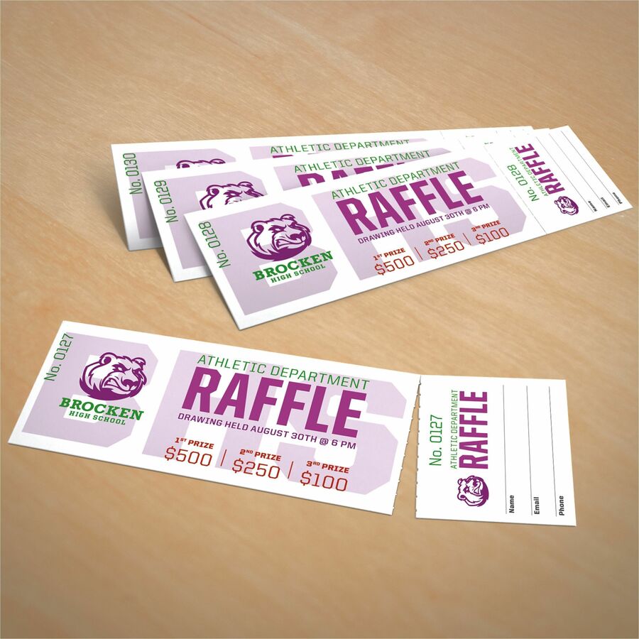 Avery Event Tickets with Tear-Away Stubs - Alternate-Image7