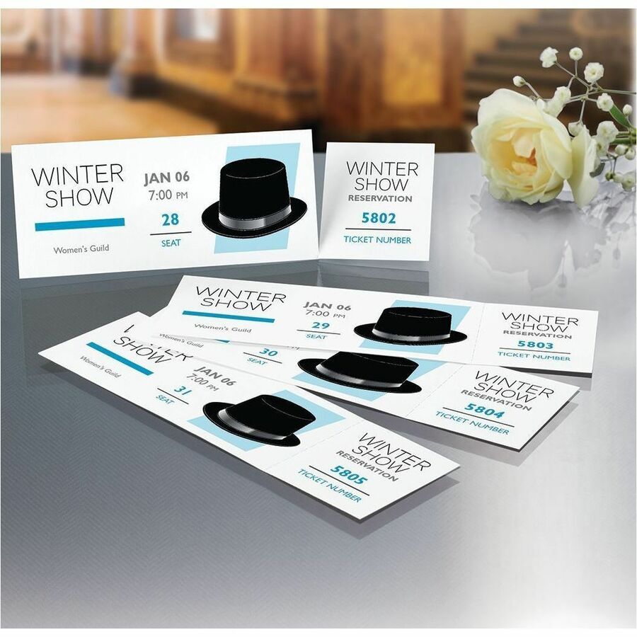 Avery Event Tickets with Tear-Away Stubs - Alternate-Image2