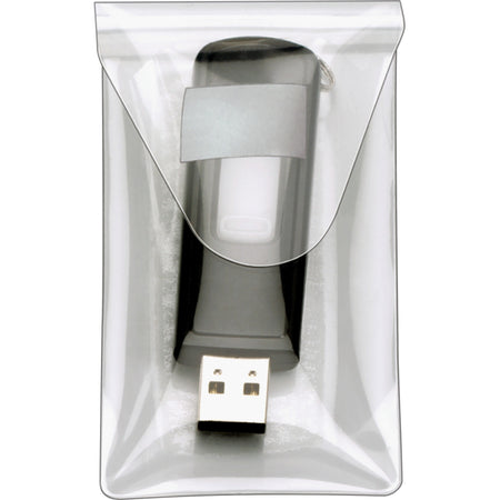 Cardinal HOLD IT Clear USB Poly Pocket - Poly - Clear