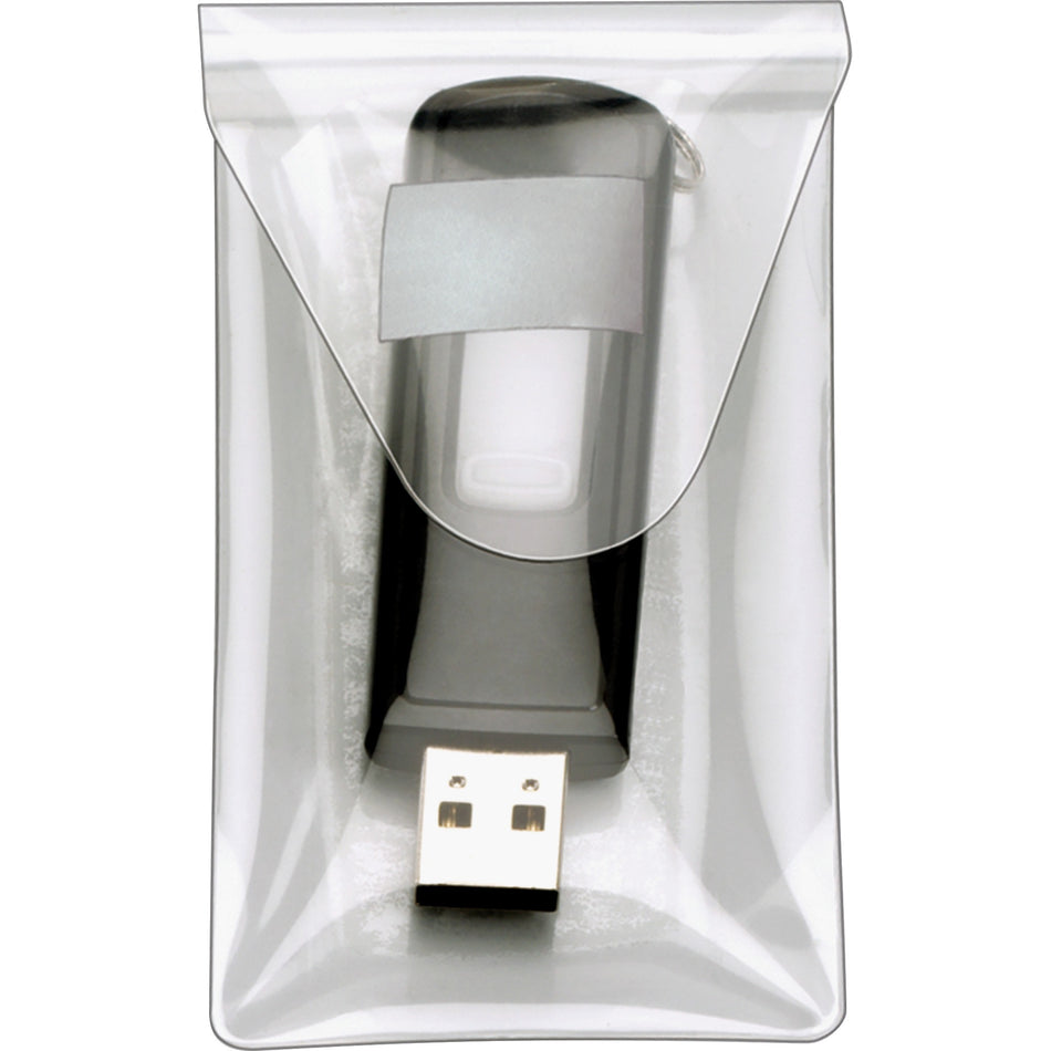 Cardinal HOLD IT Clear USB Poly Pocket - Poly - Clear