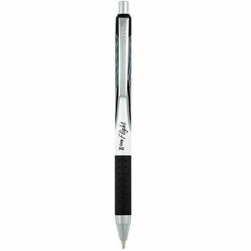 Zebra Z-Grip Flight Retractable Pens - 1.2 mm Bold Pen Point - Retractable - Black Ink - 1 Each