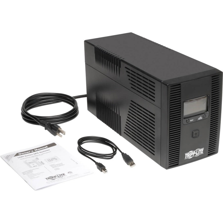 Tripp Lite series OmniSmart OMNI1500LCDT 1500VA Tower UPS - Tower - 8 Hour Recharge - 110 V AC Input - 120 V AC Output - USB - 10 x NEMA 5-15R Receptacle(s)