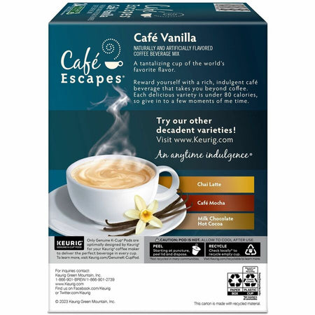 Caf&eacute; Escapes&reg; K-Cup, Pod Cafe Vanilla Coffee - Alternate-Image5
