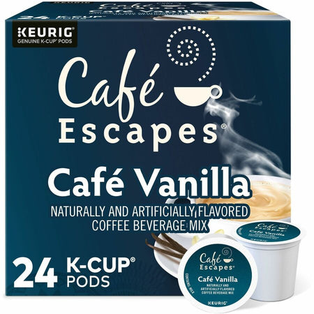 Caf&eacute; Escapes&reg; K-Cup, Pod Cafe Vanilla Coffee - Alternate-Image1