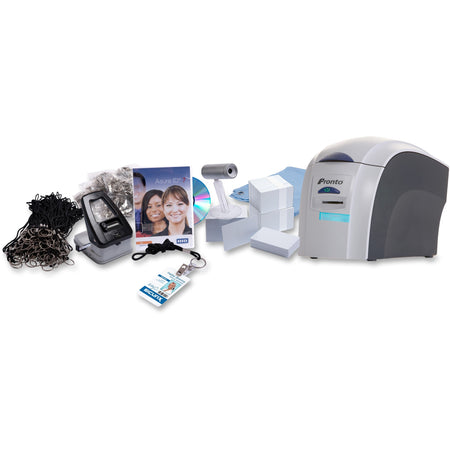 SICURIX Pronto Single Sided Desktop Dye Sublimation/Thermal Transfer Printer - Color - Card Print - Gray - 7 Second Mono - 35 Second Color