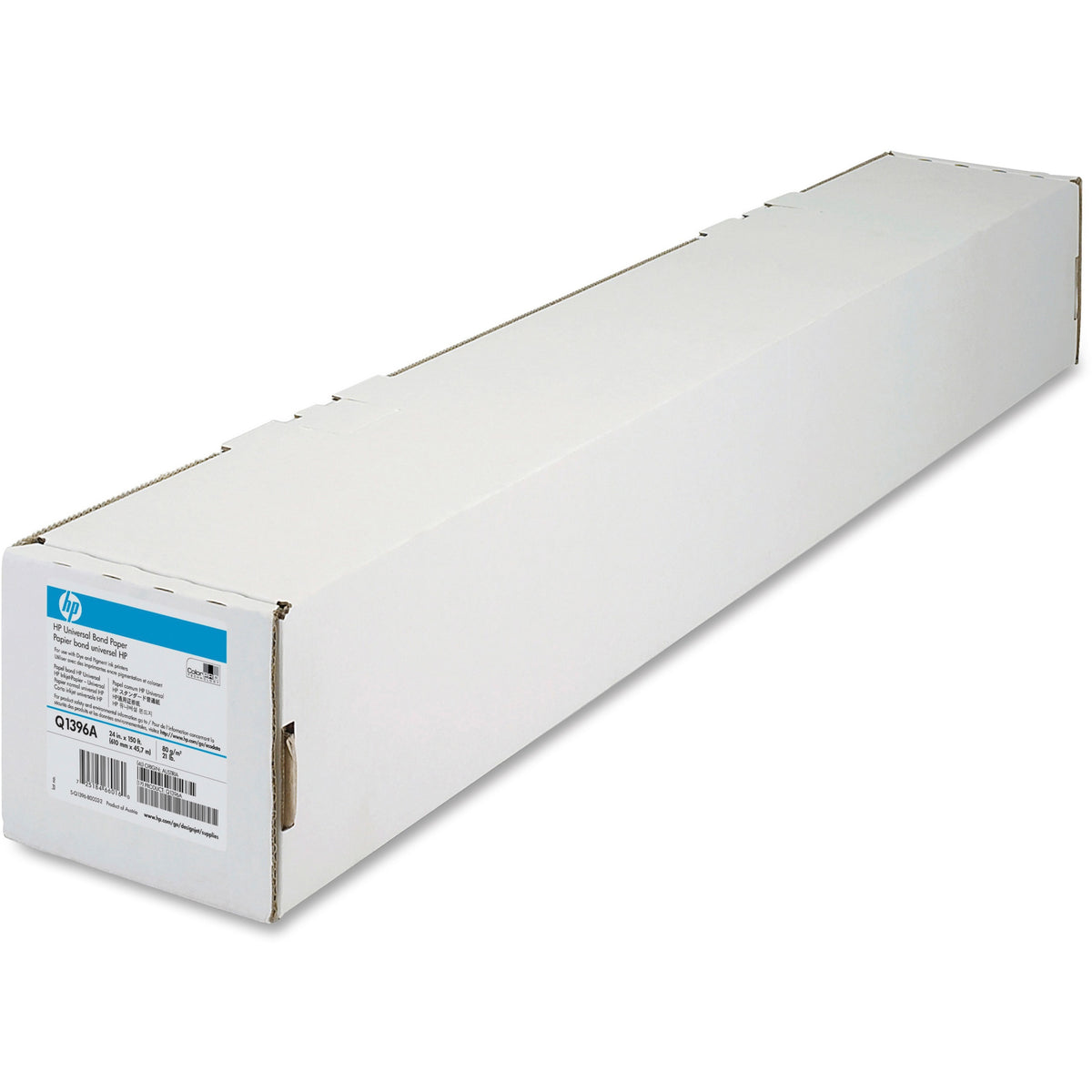 HP Universal Bond Paper - 110 Brightness - 90% Opacity - 24" x 150 ft - 21 lb Basis Weight - Matte - White - 1 Roll