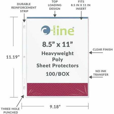 C-Line Poly Top-loading Sheet Protectors - Alternate-Image4