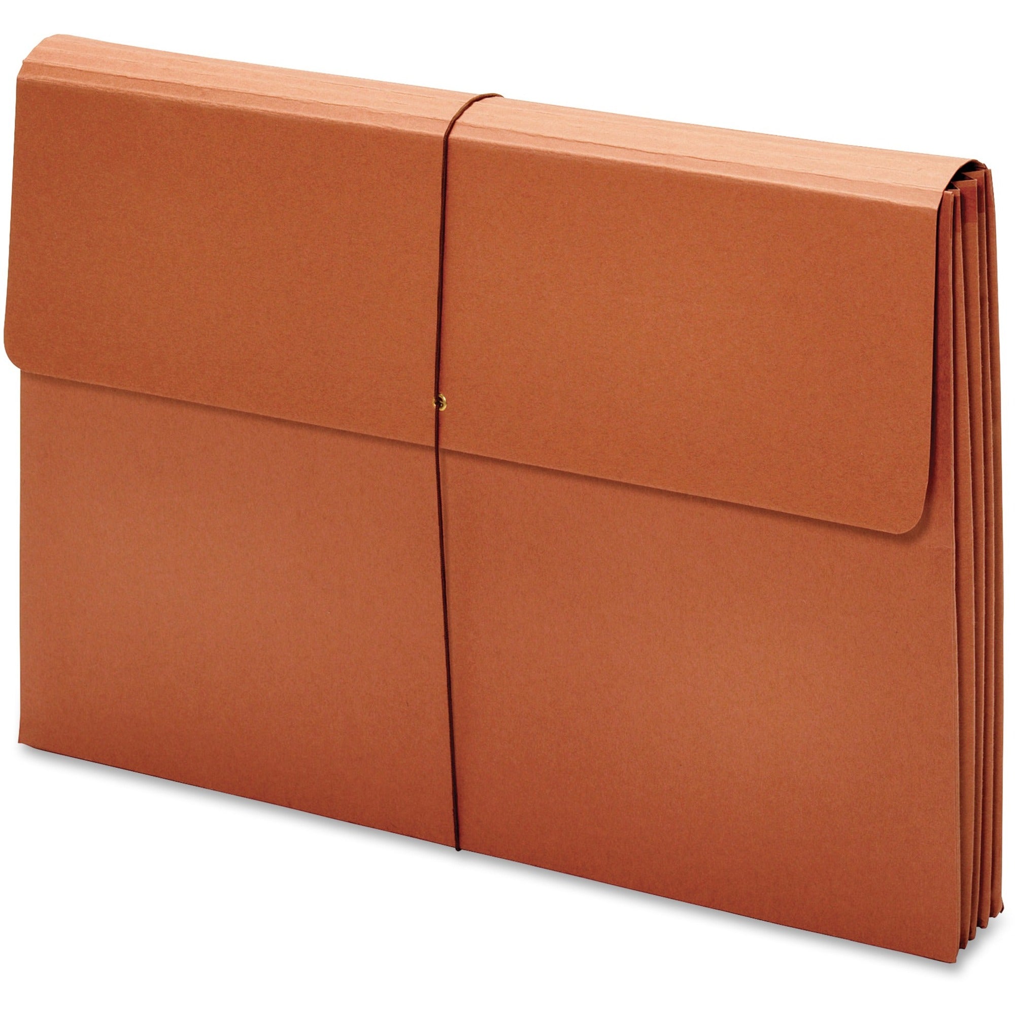 Pendaflex Tabloid Recycled File Wallet - 11" x 17" - 875 Sheets Capacity - 3 1/2" Expansion - 19 pt. - Brown - Heavy Duty, Elastic Closure, Durable, Reinforced Gusset - 10% Recycled - 1 Each