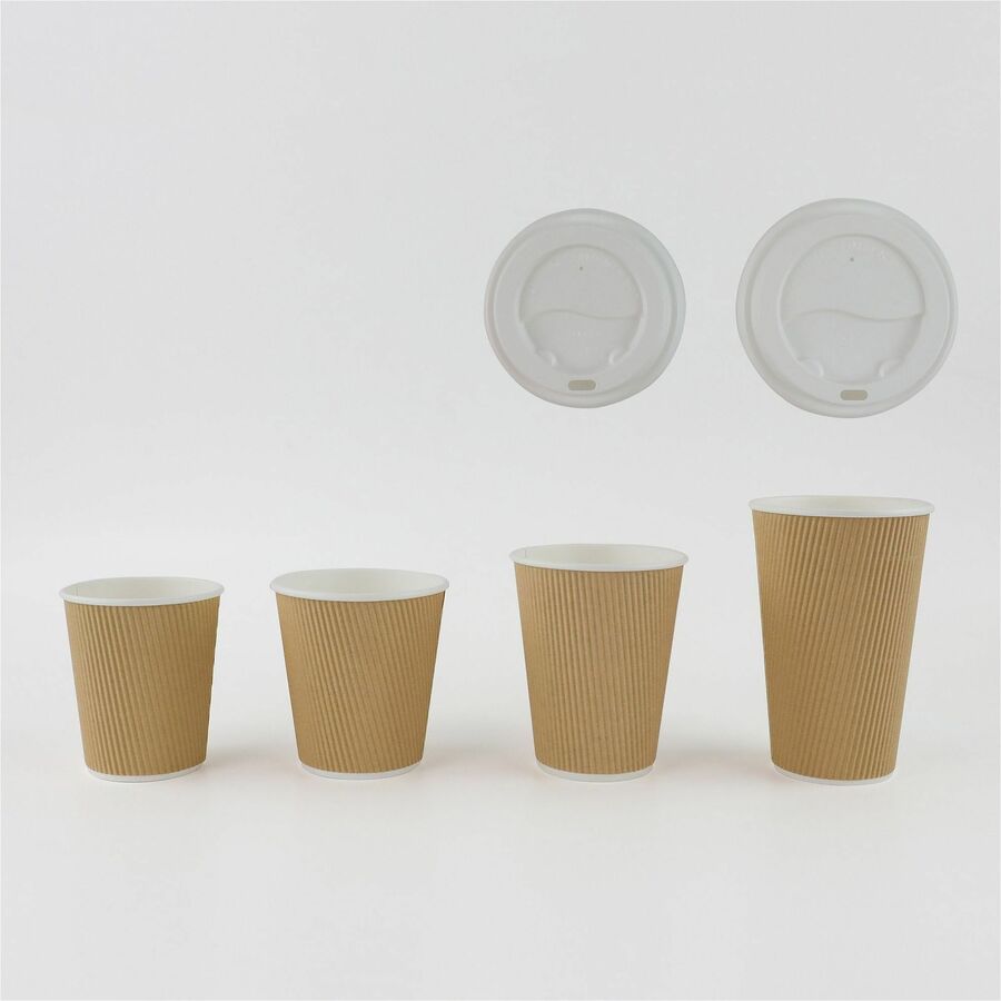 Genuine Joe 12 oz Rippled Hot Cups - Alternate-Image10