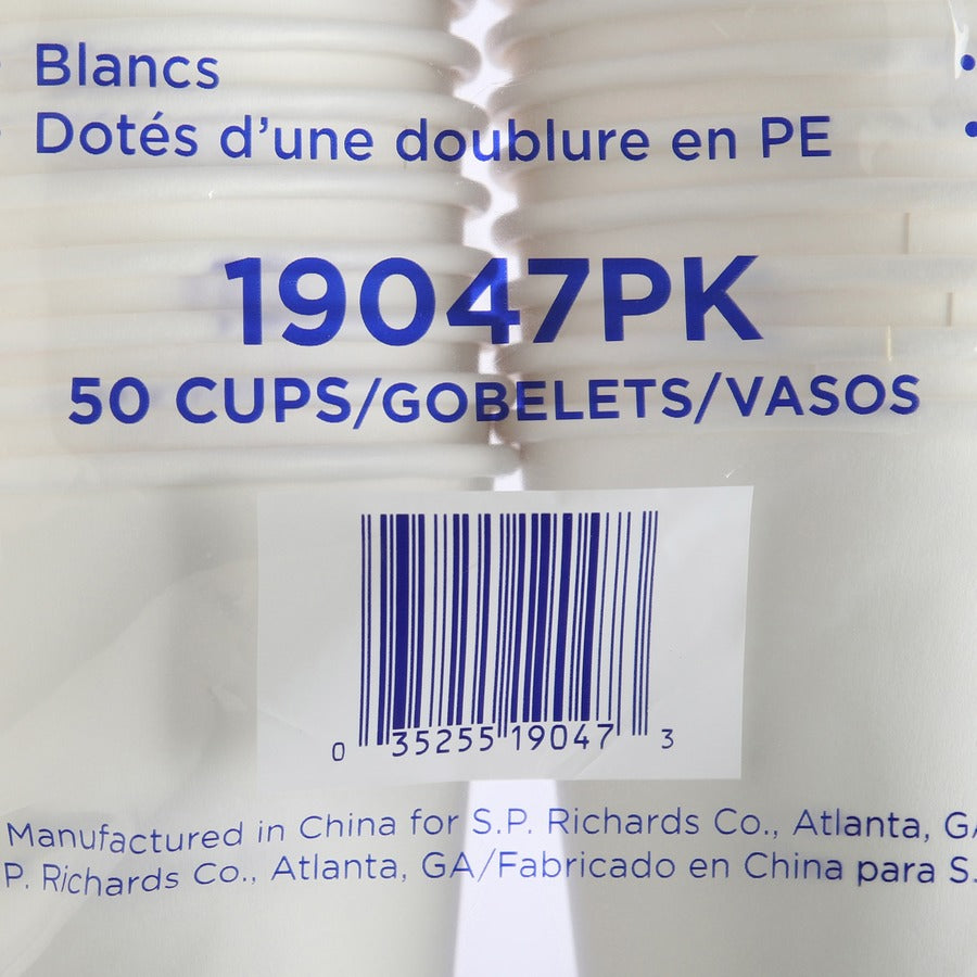 Genuine Joe 12 oz Disposable Hot Cups - Bottom