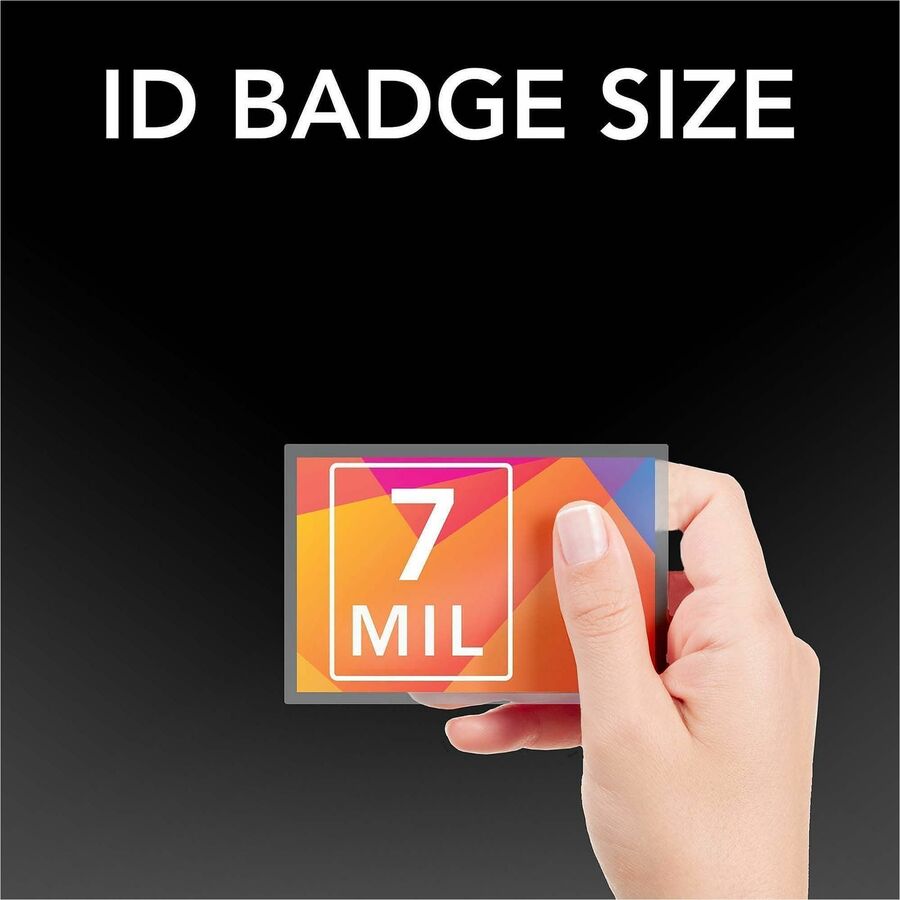 GBC UltraClear Laminating Pouches: 2.56" x 3.75" - Glossy Finish - 100/Box