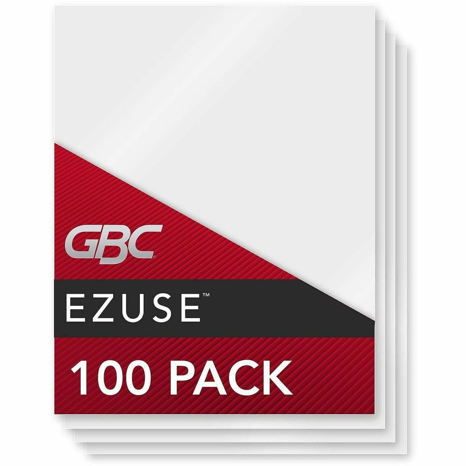 GBC Fusion EZUse Laminating Pouches - Sheet Size Supported: Letter - Laminating Pouch/Sheet Size: 8.50" Width x 11" Length x 3 mil Thickness - Glossy - for Document - UV Resistant, Fade Resistant - Clear - 100 / Box