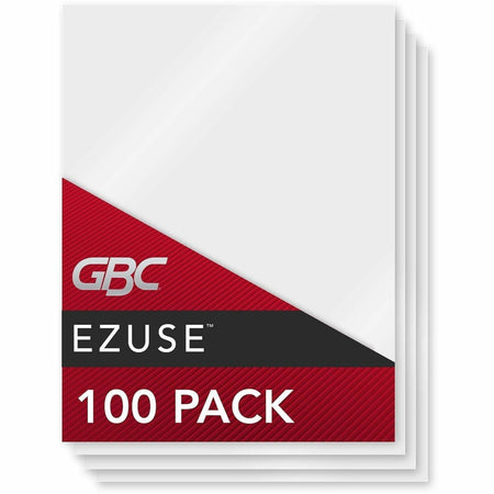 GBC Fusion EZUse Laminating Pouches - Sheet Size Supported: Menu - Laminating Pouch/Sheet Size: 5 mil Thickness - Glossy - for Document - UV Resistant, Durable, Fade Resistant - Clear - 100 / Box