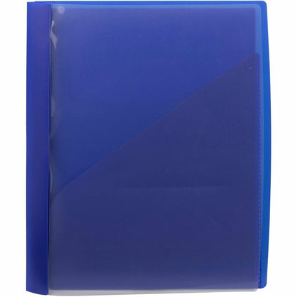 Smead Letter Report Cover: Polypropylene, Blue - 8 1/2" x 11" - 5/Pack