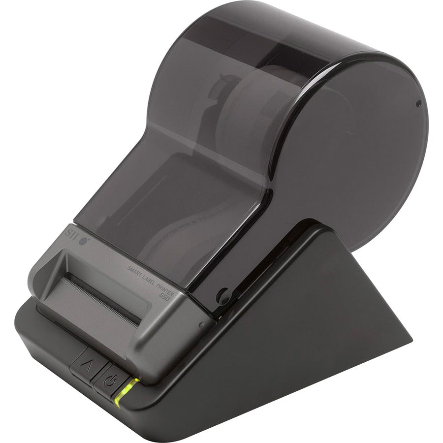 Seiko Versatile Desktop Label Printer, 3.94"/Second, USB - Left
