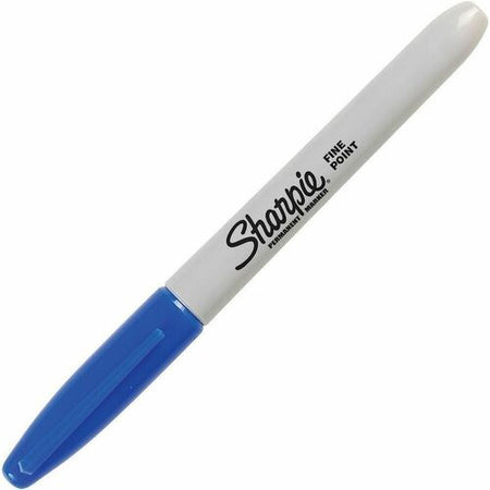 Sharpie Fine Point Permanent Marker - 1 mm Fine Marker Point - Blue Ink - 1 Each