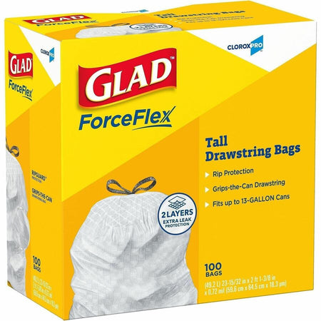 Glad ForceFlex Tall Kitchen Drawstring Trash Bags - Alternate-Image7