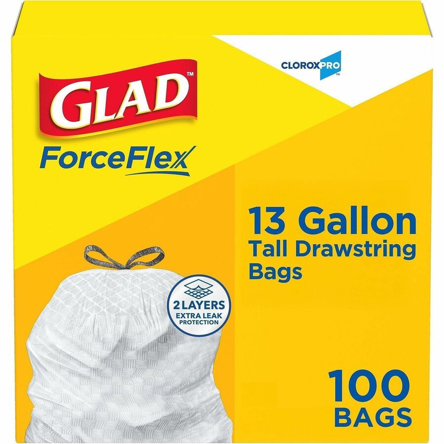 Glad ForceFlex Tall Kitchen Drawstring Trash Bags - Alternate-Image13