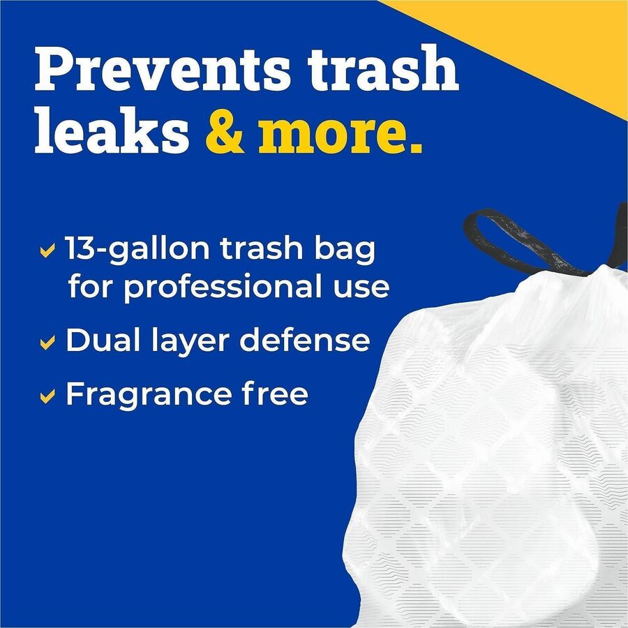Glad ForceFlex Tall Kitchen Drawstring Trash Bags - Alternate-Image3