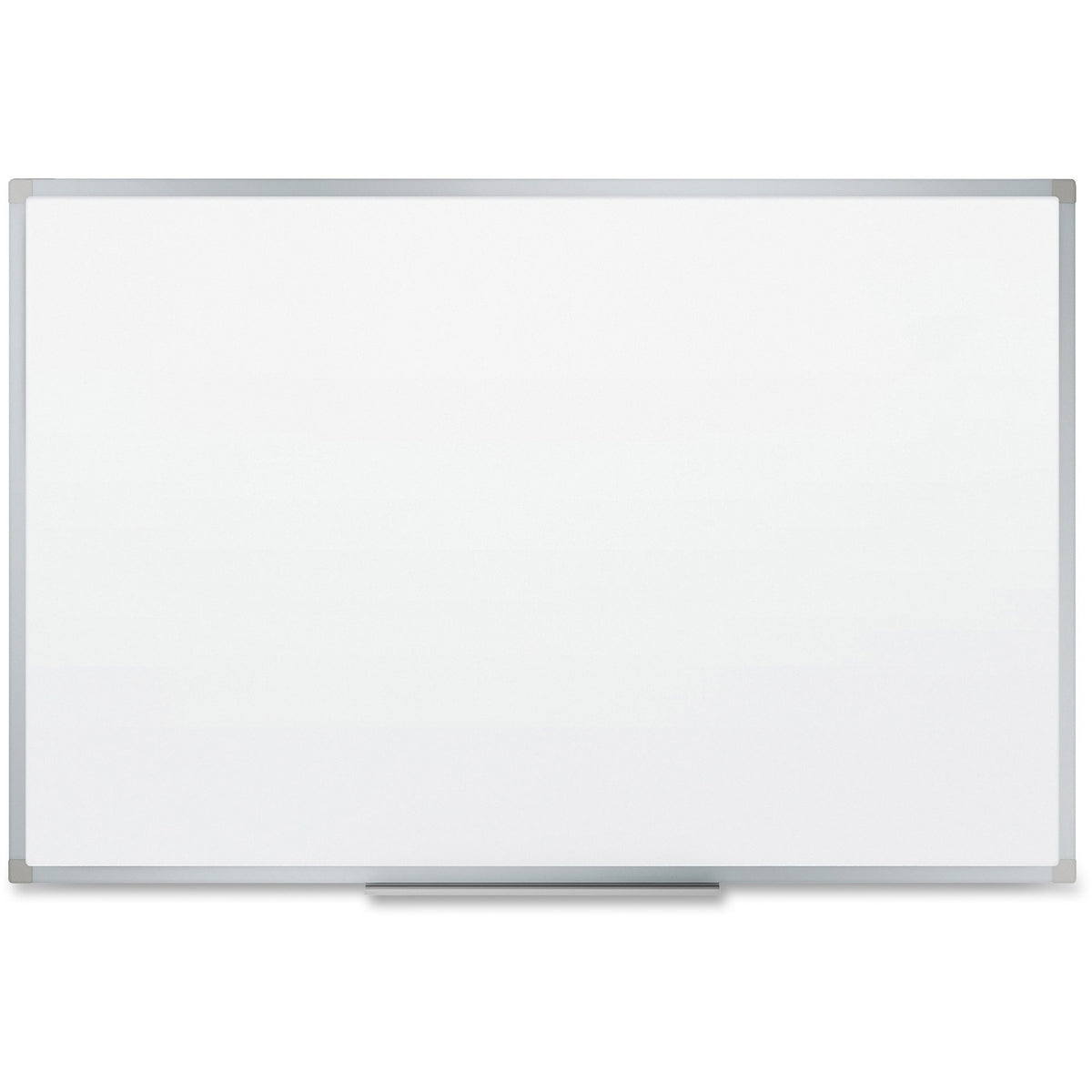 Mead Basic Dry-Erase Board - 35.9" (3 ft) Width x 23.8" (2 ft) Height - White Melamine Surface - Silver Aluminum Frame - Marker Tray - 1 Each
