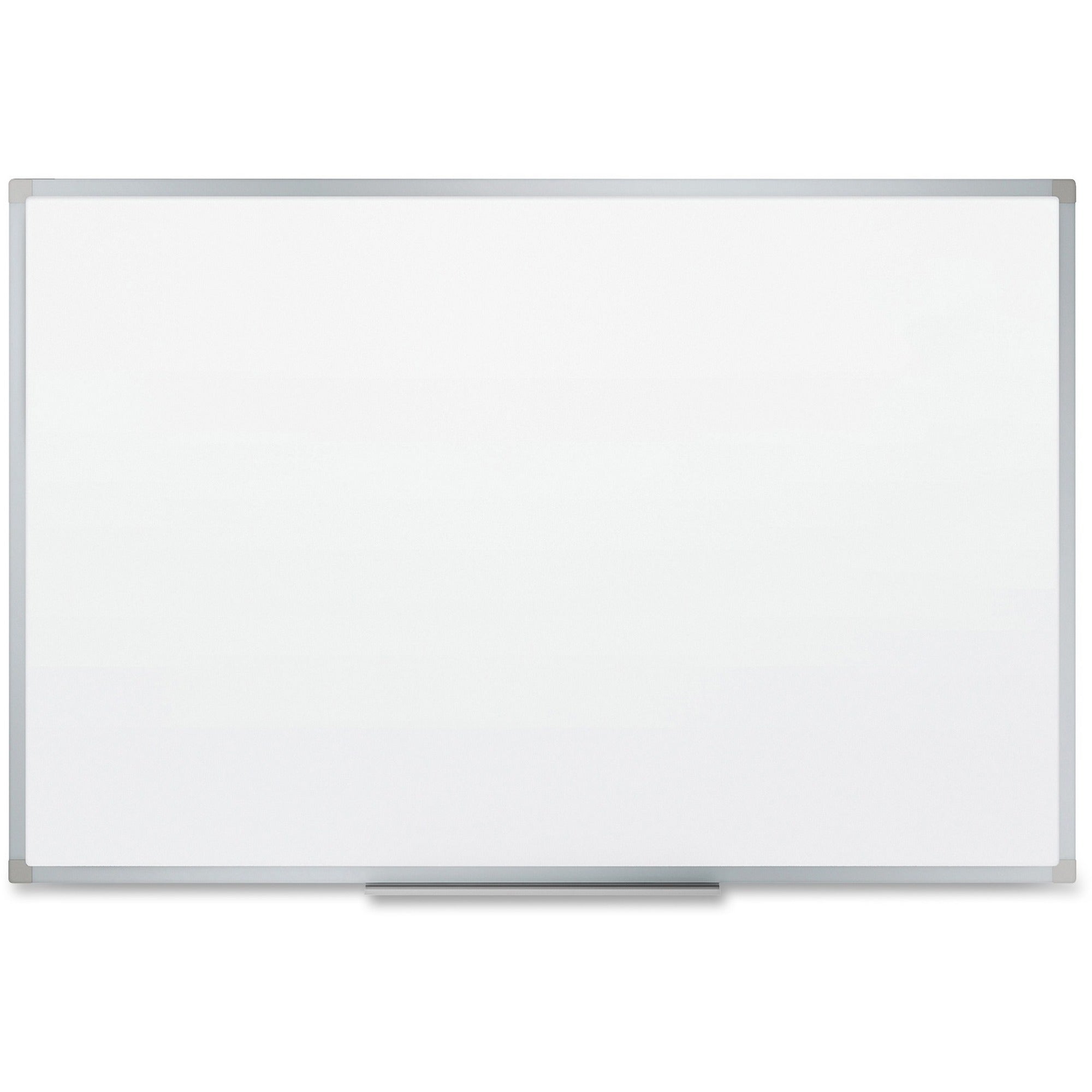 Mead Basic Dry-Erase Board - 35.9" (3 ft) Width x 23.8" (2 ft) Height - White Melamine Surface - Silver Aluminum Frame - Marker Tray - 1 Each